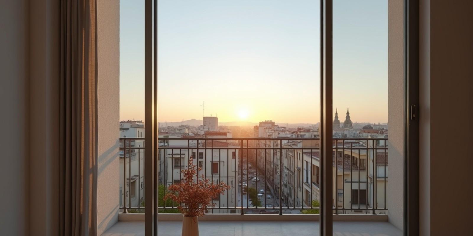 Marlene Ramírez Asesora Inmobiliaria Valencia - Salón luminoso en Valencia que simboliza un nuevo comienzo tras vender un piso por divorcio.